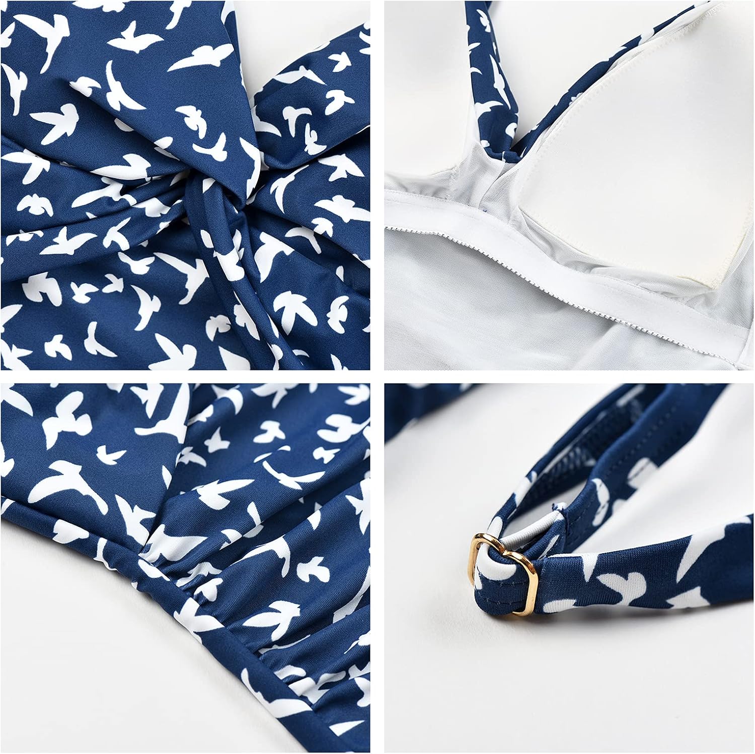 Thumbnail 3 de WIN.MAX Women’s Swimming Costume with Tummy Control (D–G Cup) – Ruched One-Piece Swimwear
