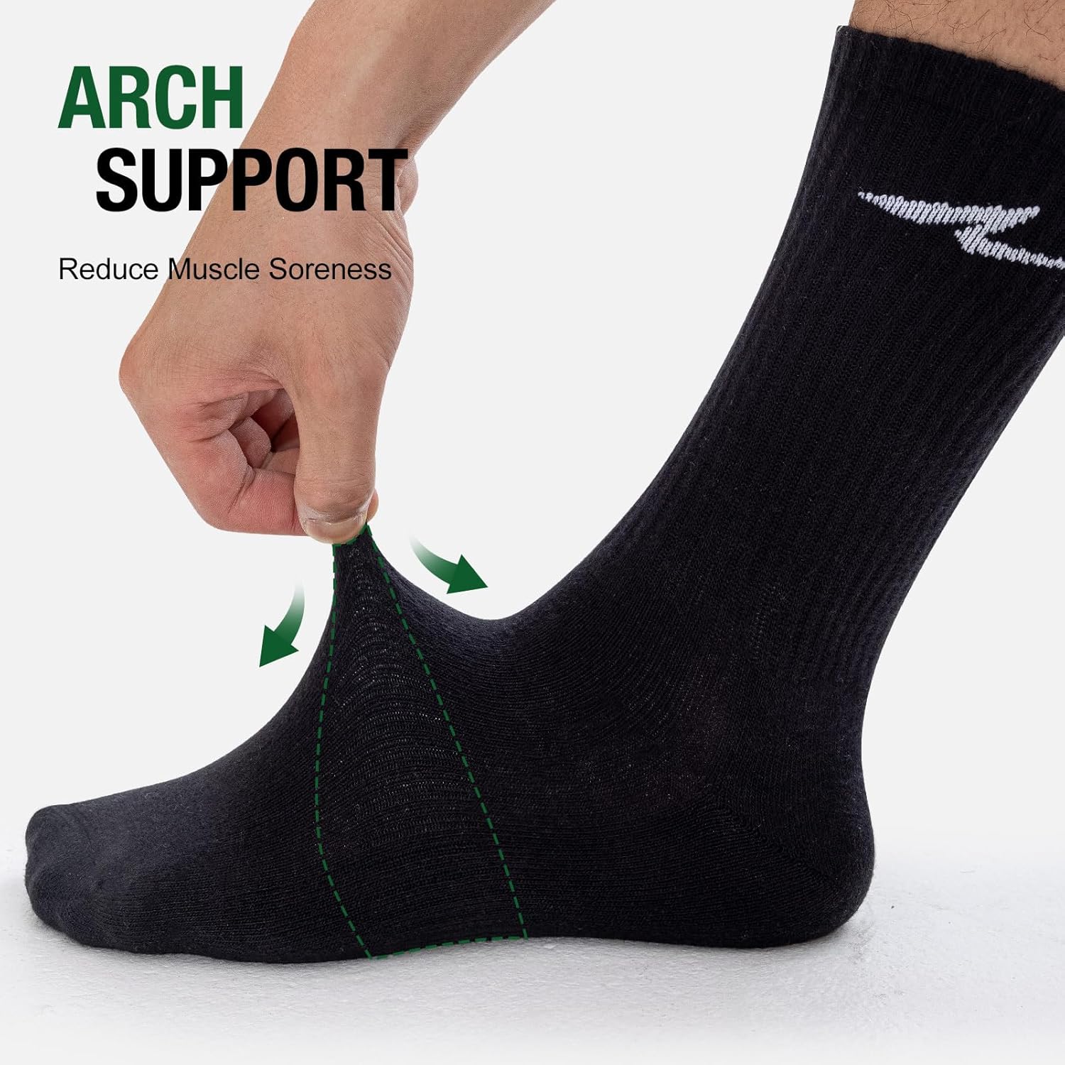 Thumbnail 4 de Combed cotton sports socks 3 pairs