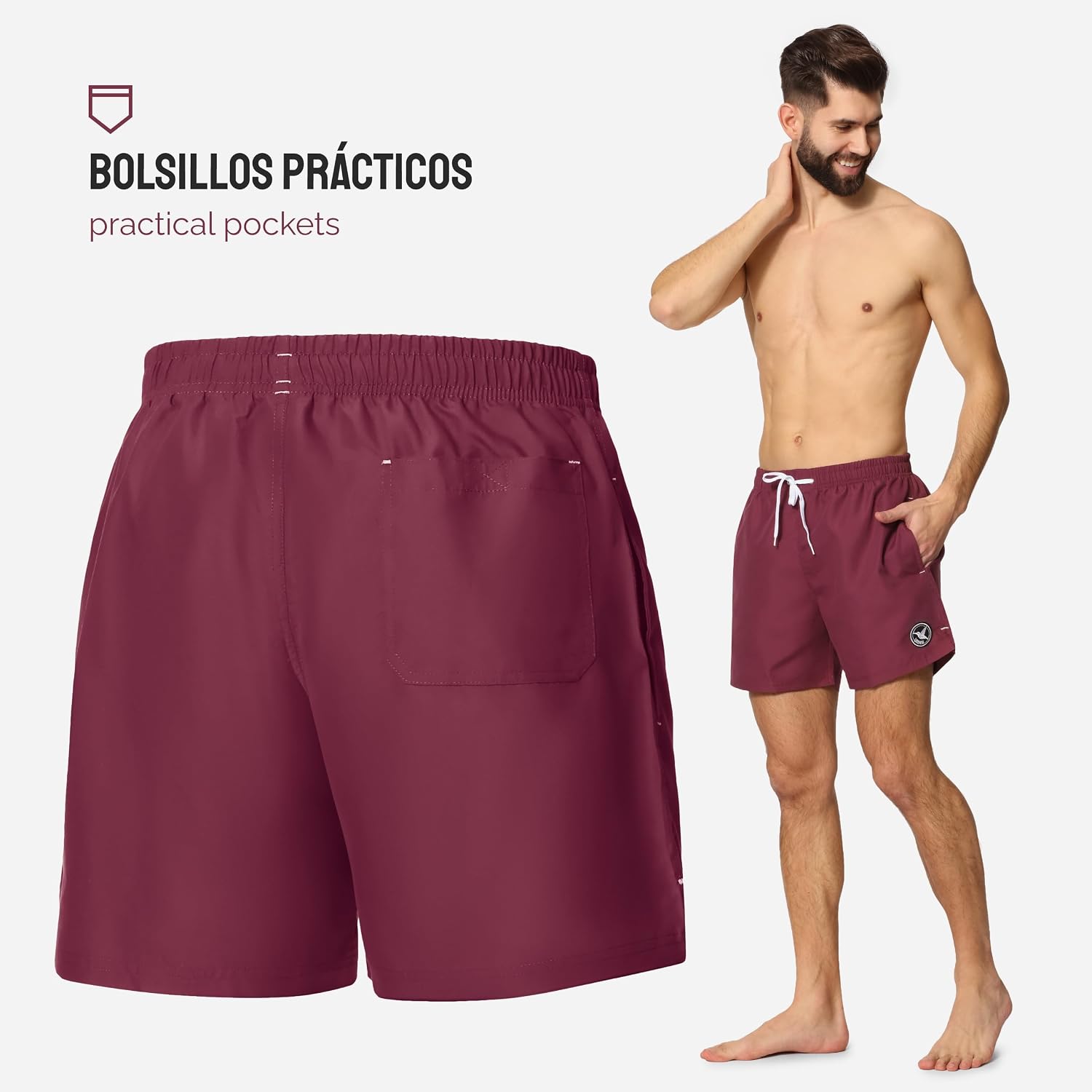 Detalle 2 de Ladeheid LA40-198 Bañador short deportivo