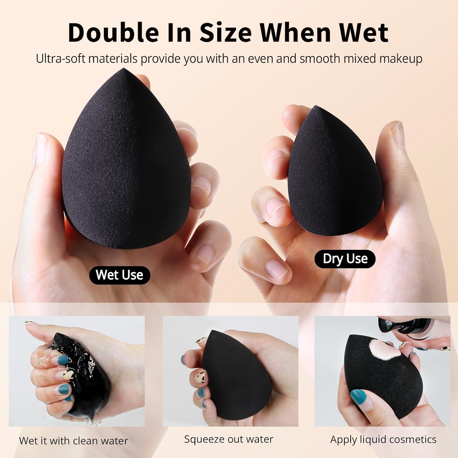 Thumbnail 4 de BEAKEY Makeup Sponge Set 5 pcs ๐
