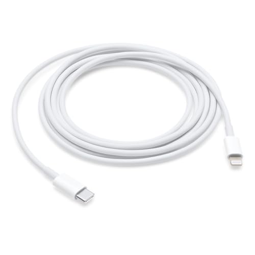 Cable USB‑C a Lightning de Apple (2 m): carga y sincronización para iPhone, iPad y iPod