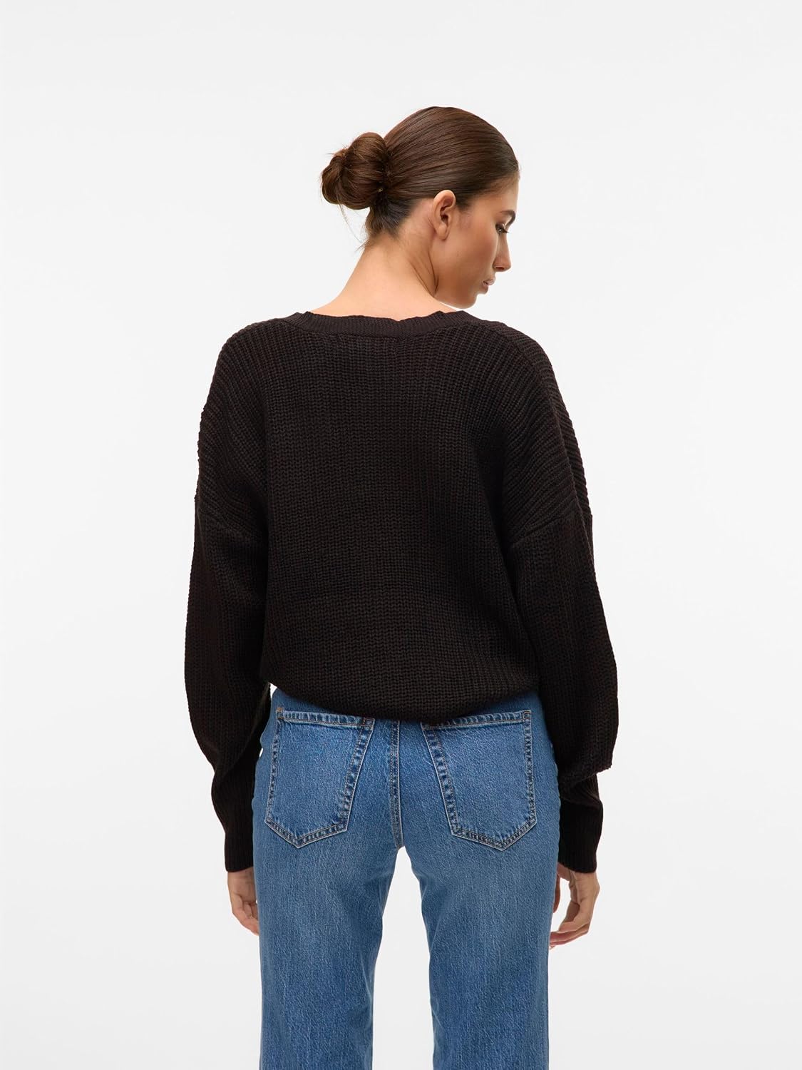 Detalle de VERO MODA VMLEA Strickjacke 100% Acryl