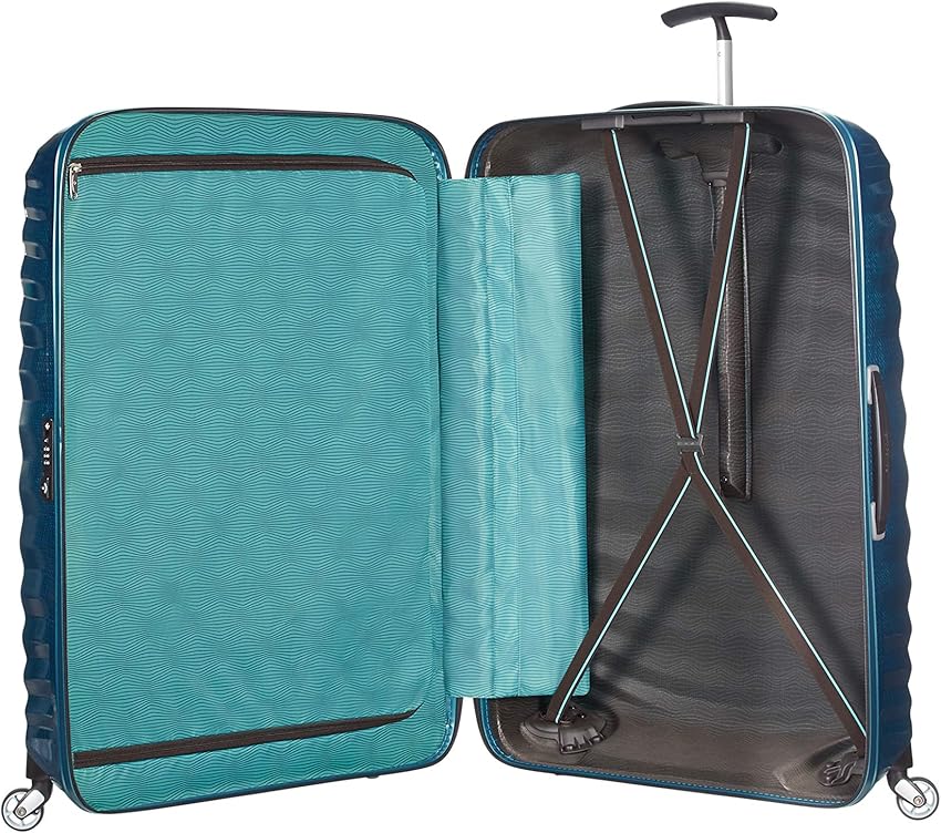 Detalle de Samsonite Lite‑Shock Spinner XL 81 cm 124 L Azul