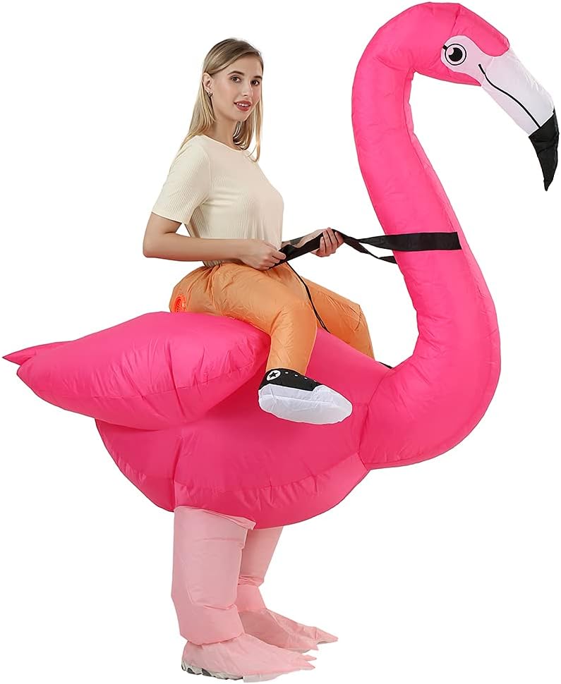 Detalle 2 de JASHKE Costume Fenicottero gonfiabile 150-190 cm 🦩