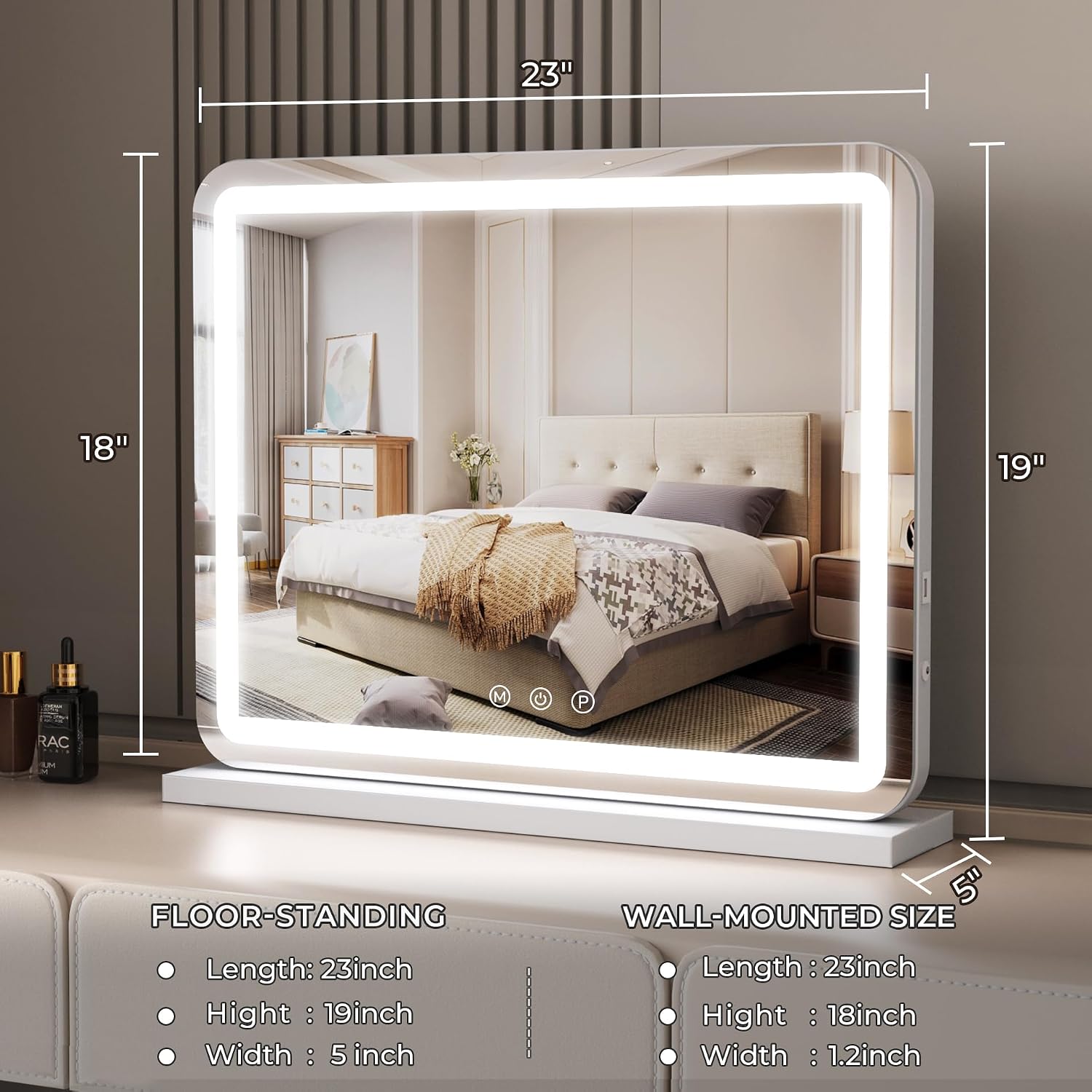 Thumbnail 2 de ZL ZELing Vanity Mirror 23 Inch LED