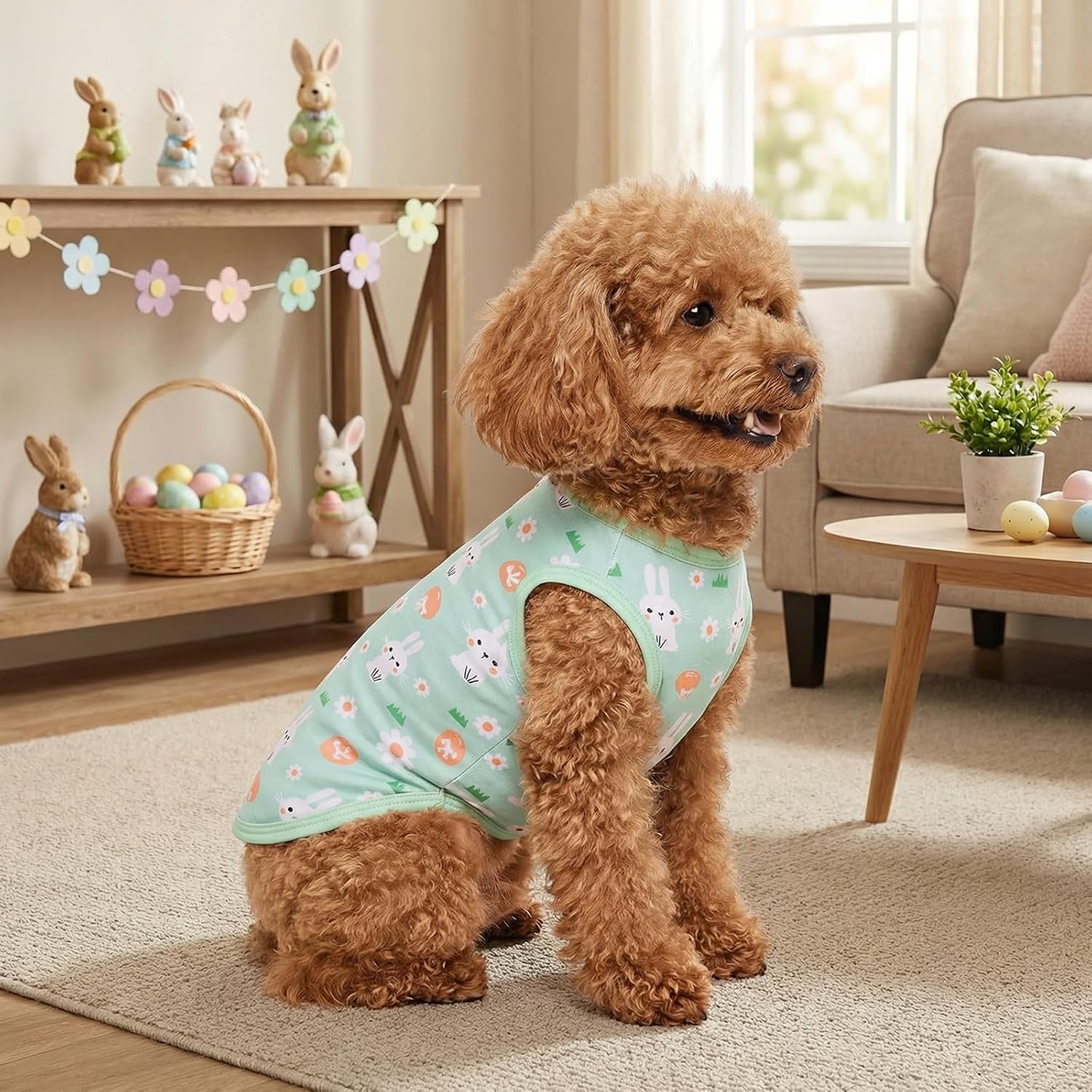 Detalle 2 de Vehomy Easter Dog Shirts 2-Pack