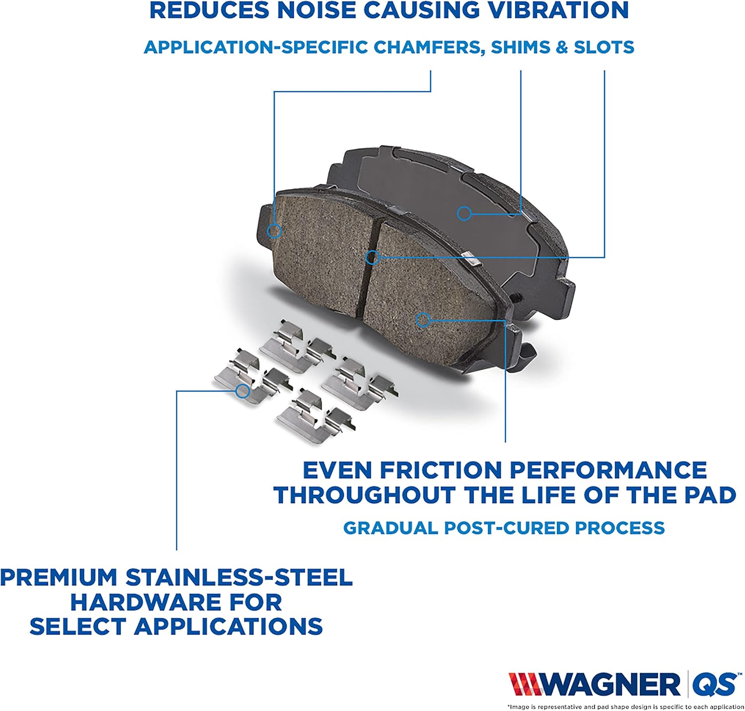 Thumbnail 5 de Brake Pads 2010-2018 Fits Multiple Models