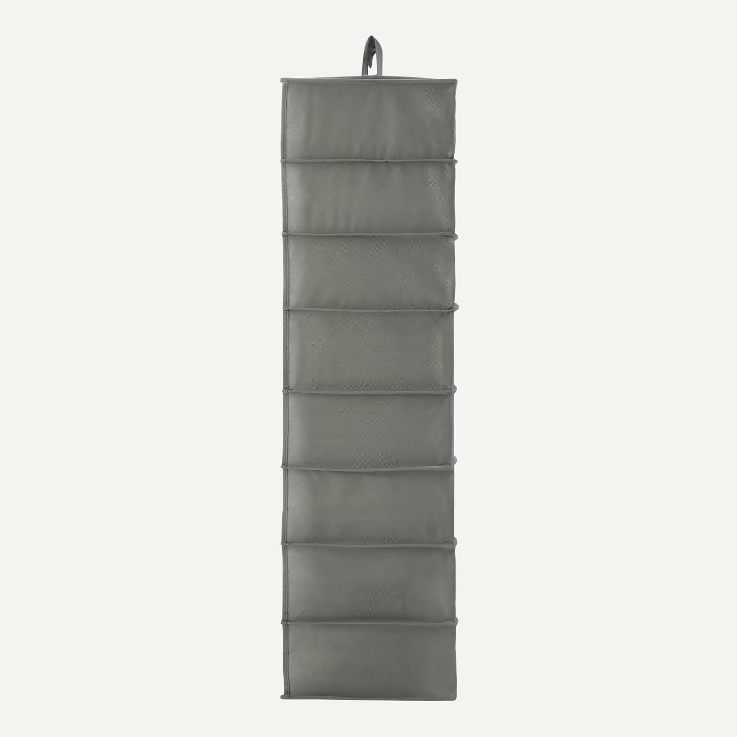 Detalle 2 de Amazon Basics Schuh-Organizer zum Aufhängen – 8 Ebenen, Anthrazit, 29,2 x 14 x 104,1 cm