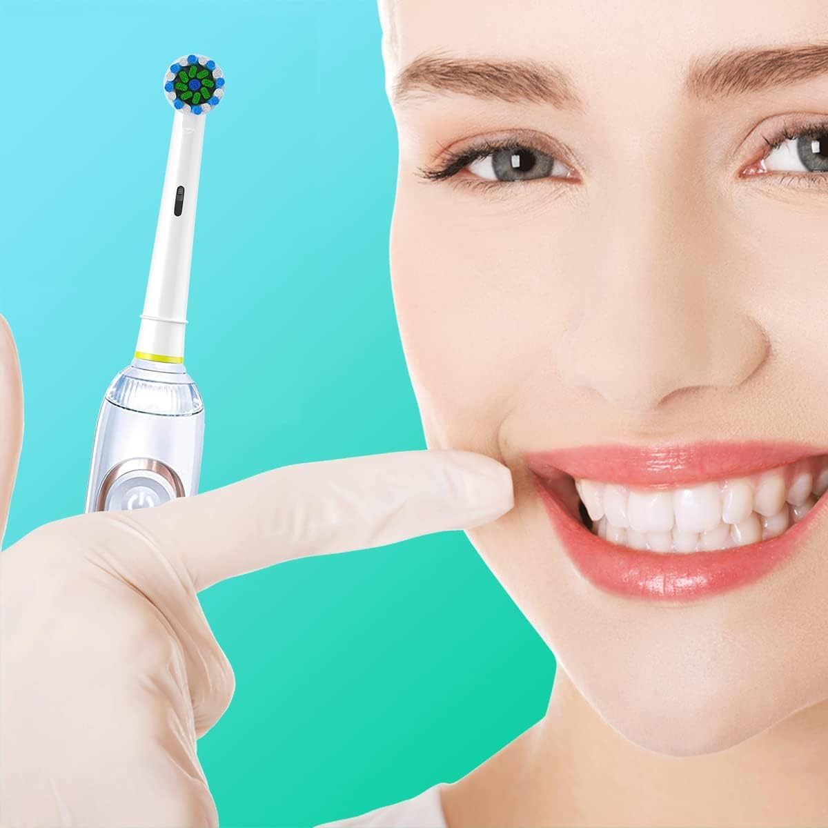 Thumbnail 6 de Aufsteckbürsten für Braun Oral-B Elektrozahnbürsten – WENS Cross, 12er-Pack (kompatibel u. a. Pro/ Vitality)