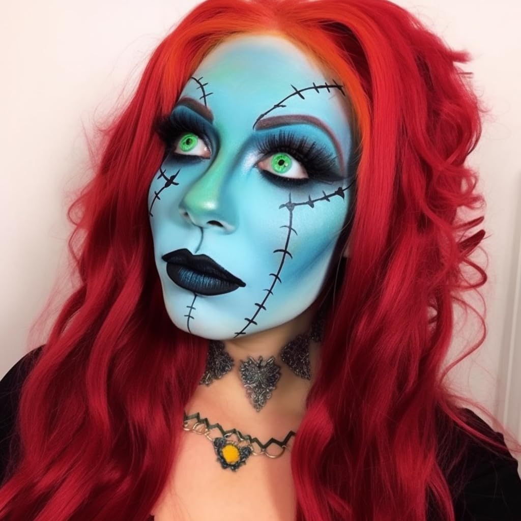 Detalle 2 de BOBISUKA Light Blue Face Paint Stick for Sports and Costume Makeup