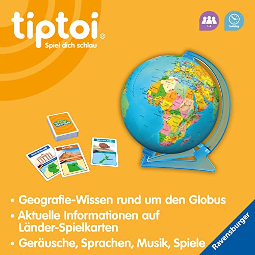 Thumbnail 4 de Ravensburger tiptoi Spiel 00107 – Der interaktive Wissens-Globus (ab 7 Jahre, 1–4 Spieler)