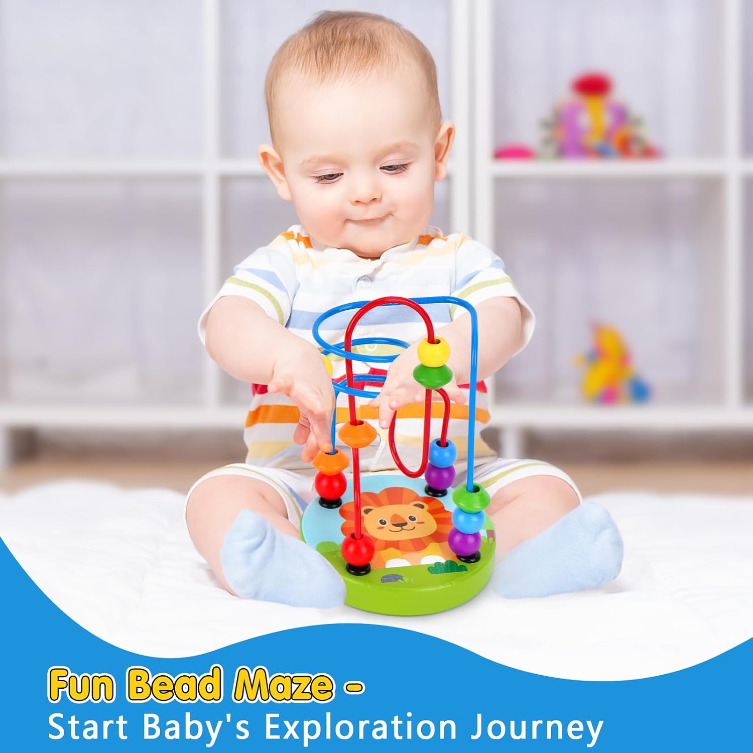 Thumbnail 6 de KMTJT Montessori Toys for 1 Year Old Toddlers — A Complete Learning Set in Wooden Montessori Style