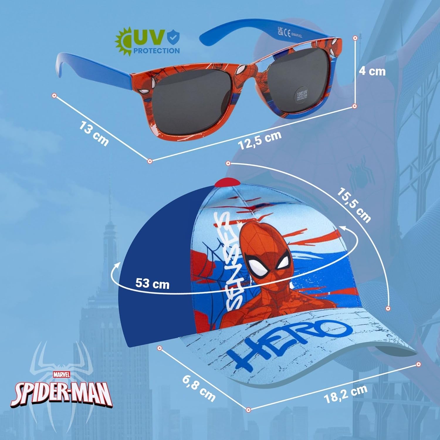 Thumbnail 3 de Gorra y Gafas Marvel Spiderman Infantil