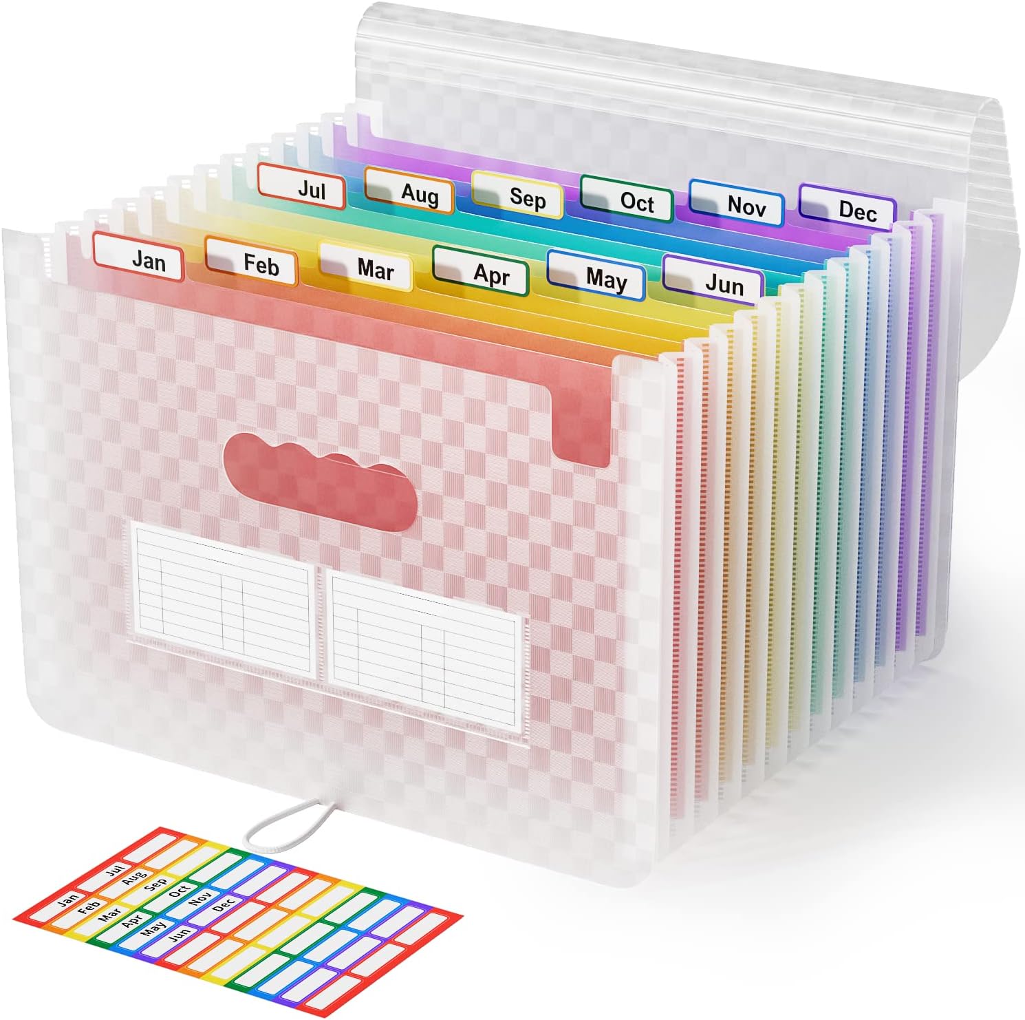 Detalle de ABC life A4 expanding file organiser 13 pockets