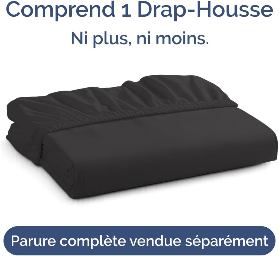 Detalle 2 de CGK Unlimited Drap Housse 100x200 Bonnet 30 cm