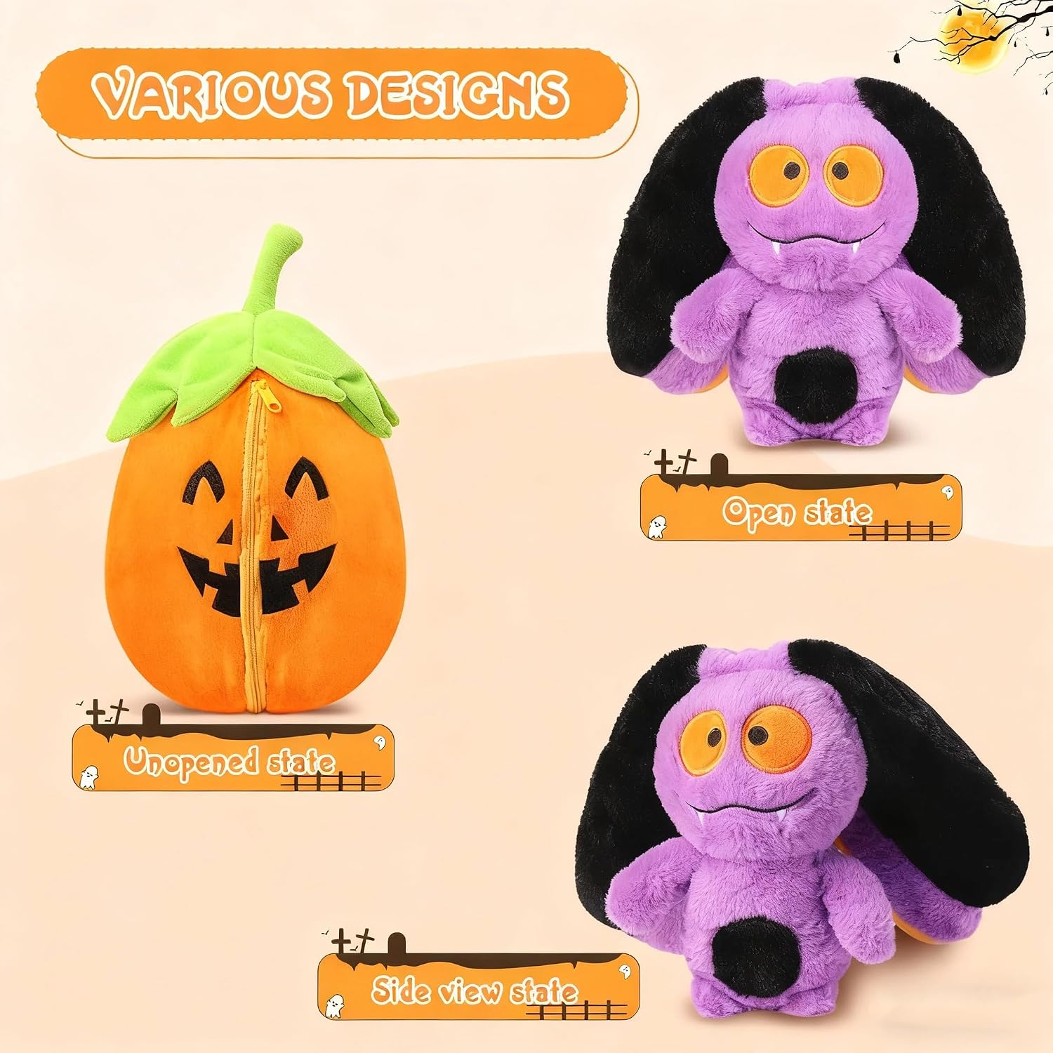 Thumbnail 5 de MIAODAM Bat Stuffed Animal 11" Reversible Plush 🎃 (bat plush)