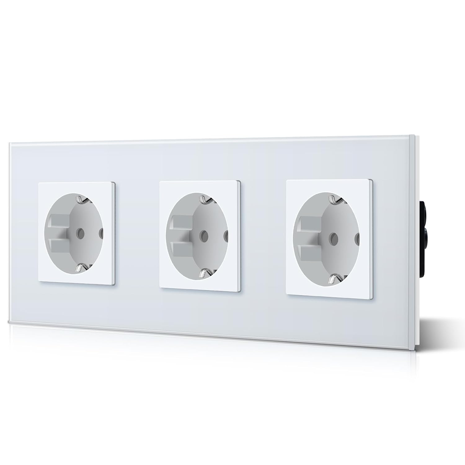Detalle de BSEED Enchufe de Pared Cristal 228mm 3 tomas