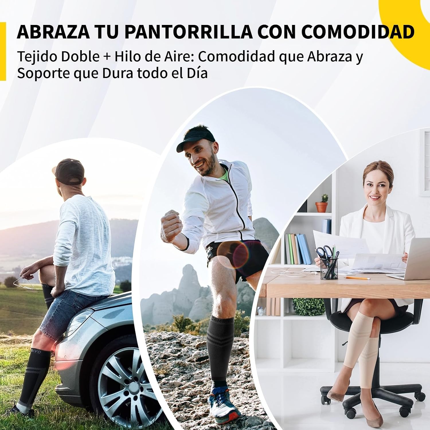 Thumbnail 5 de CAMBIVO Medias de Compresión x2 para deporte