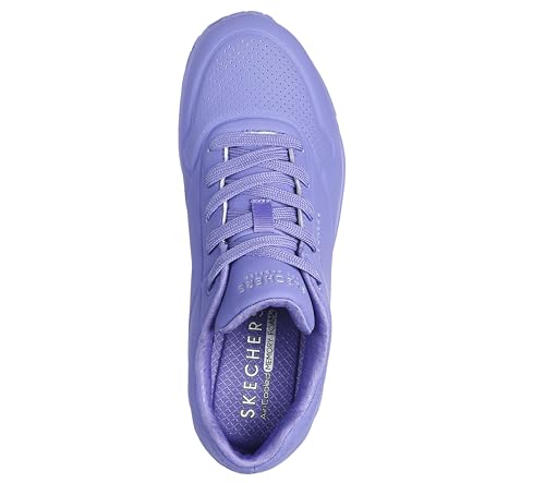 Detalle de Skechers Damen Uno Stand On Air Trainers Lilac Durabuck/Mesh – 39,5 EU