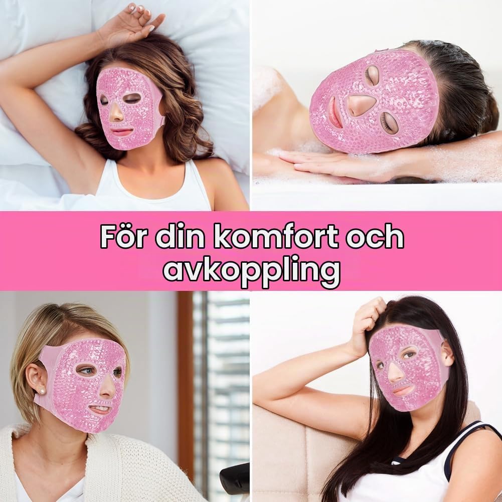 Detalle 2 de ACWOO återanvändbar gelmask för ansikte och ögon, varm och kall