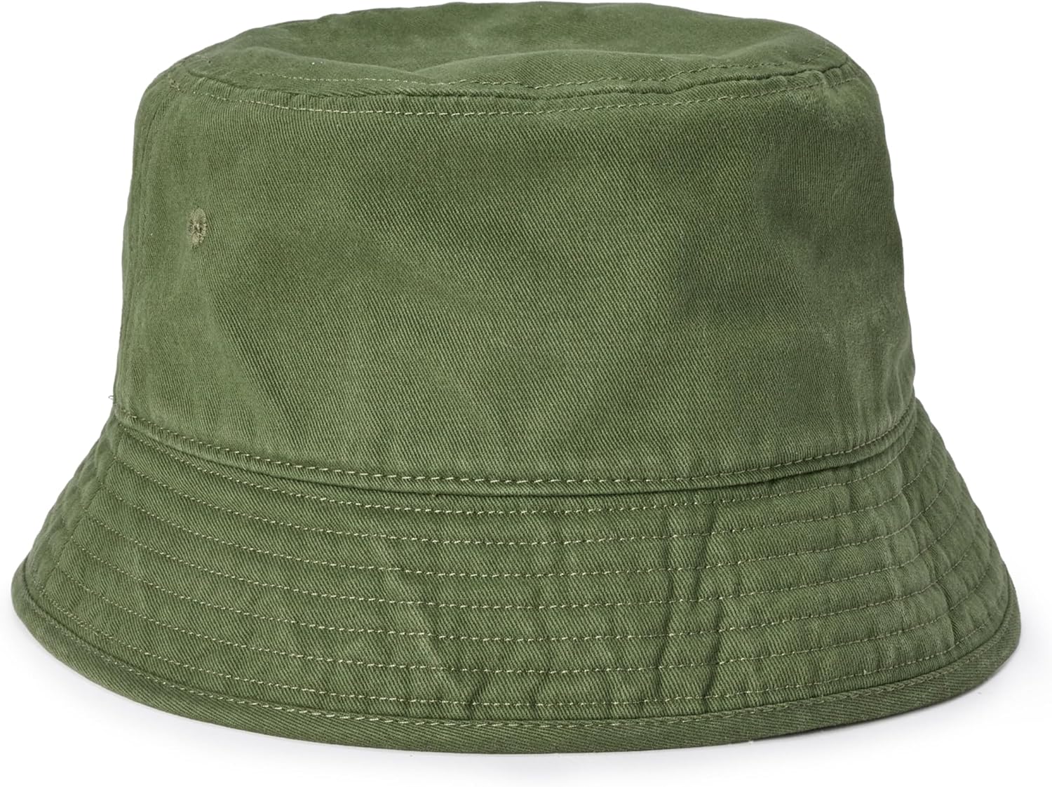 Detalle de Amazon Essentials AE Washed Cotton Bucket Hat for Men (Cotton Canvas, Breathable Eyelets)
