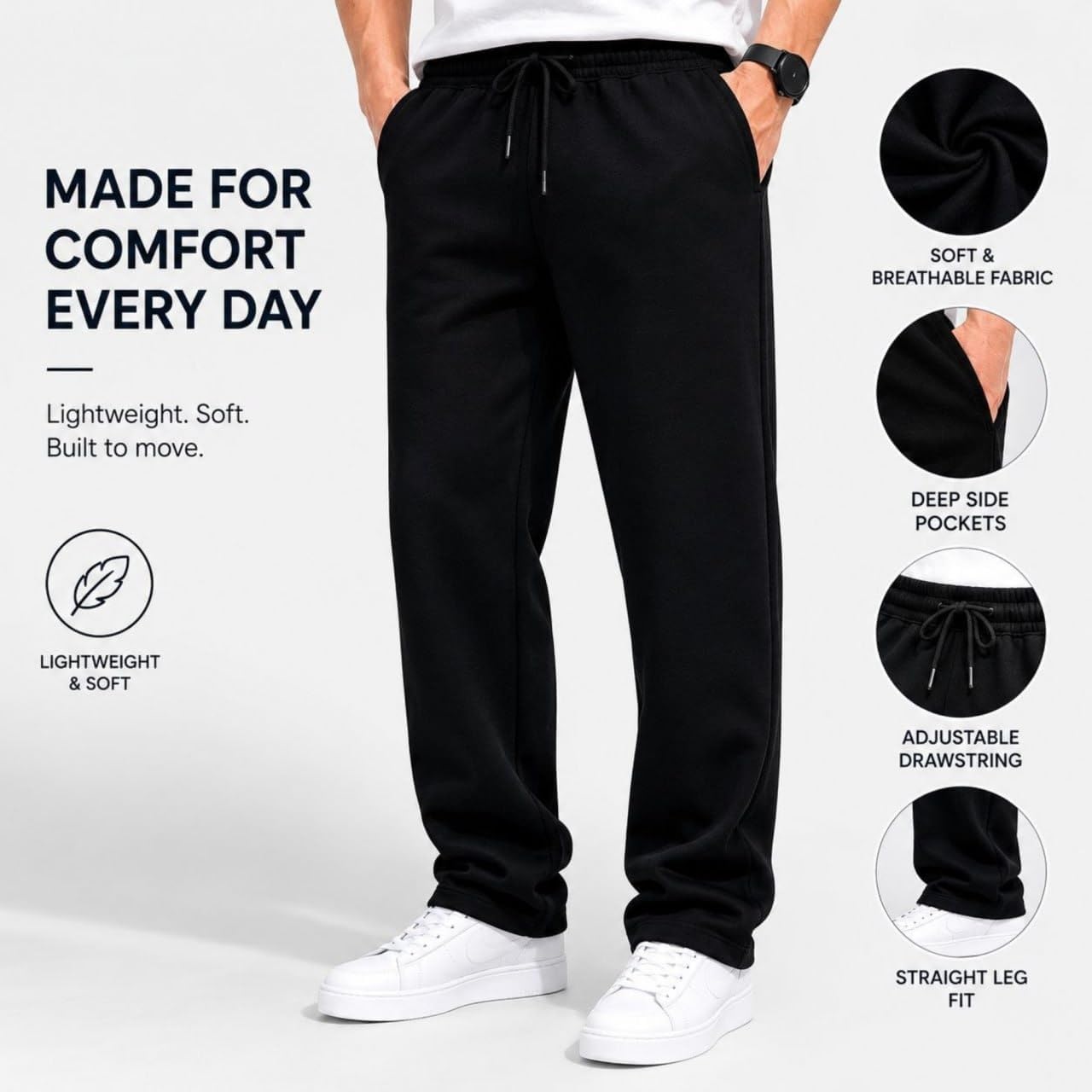 Detalle 2 de Comeor Men’s jogger trousers