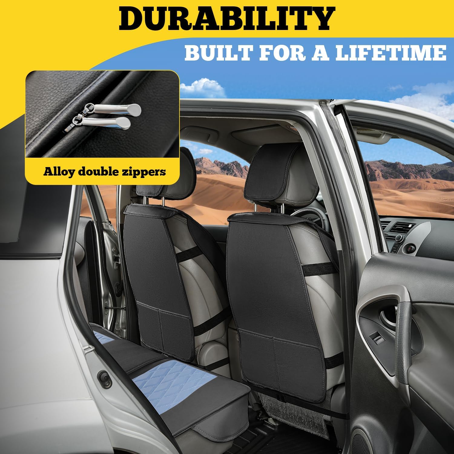 Detalle 1 de LINGVIDO Premium Nappa Leather Seat Covers 1️⃣💺