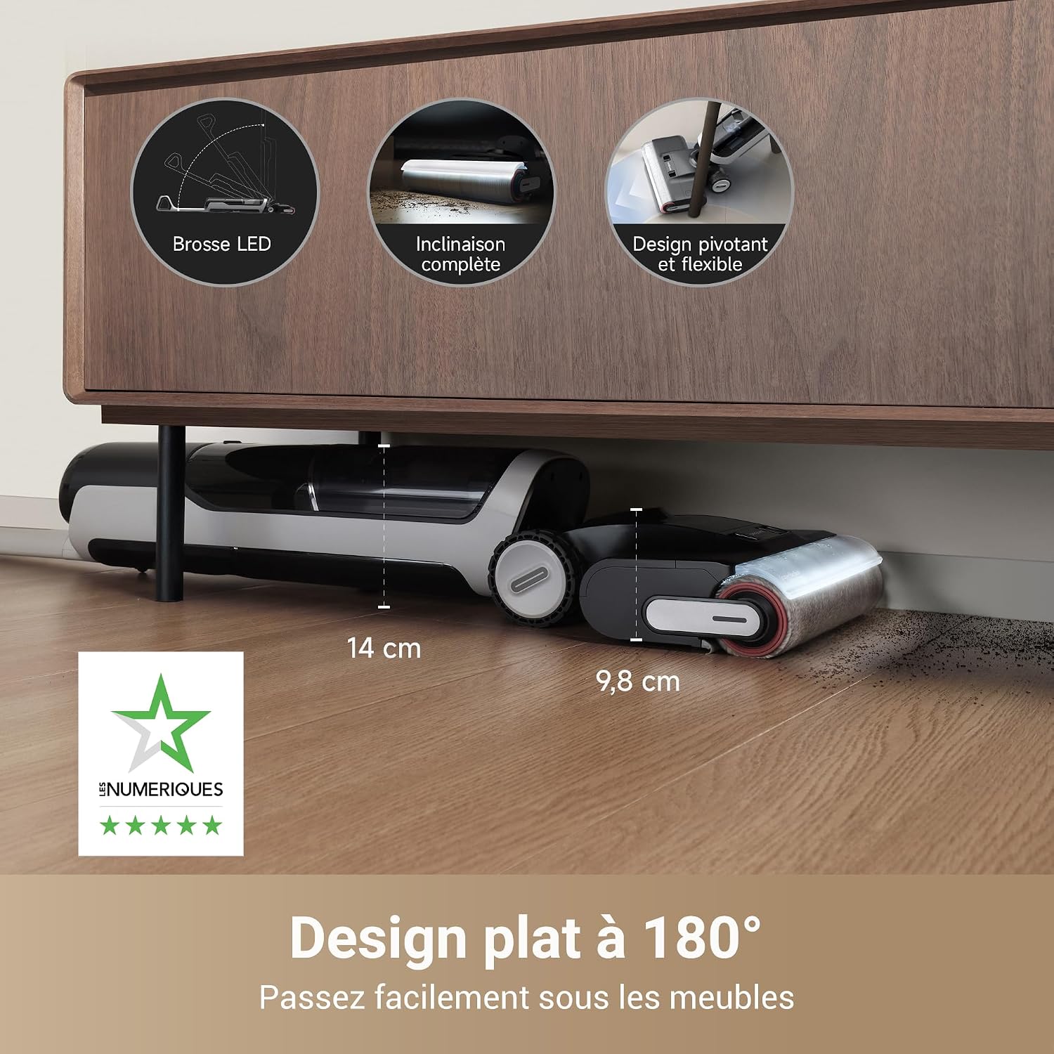 Detalle 2 de dreame H14 Pro Aspirateur Laveur 180°