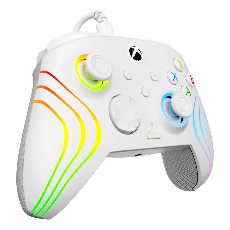 Detalle 2 de Turtle Beach Afterglow Wave: mando con cable para Xbox Series X/One/PC en blanco