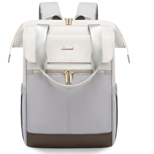 Detalle de LOVEVOOK mochila escolar impermeable para portátil, 3 compartimentos y 14 bolsillos