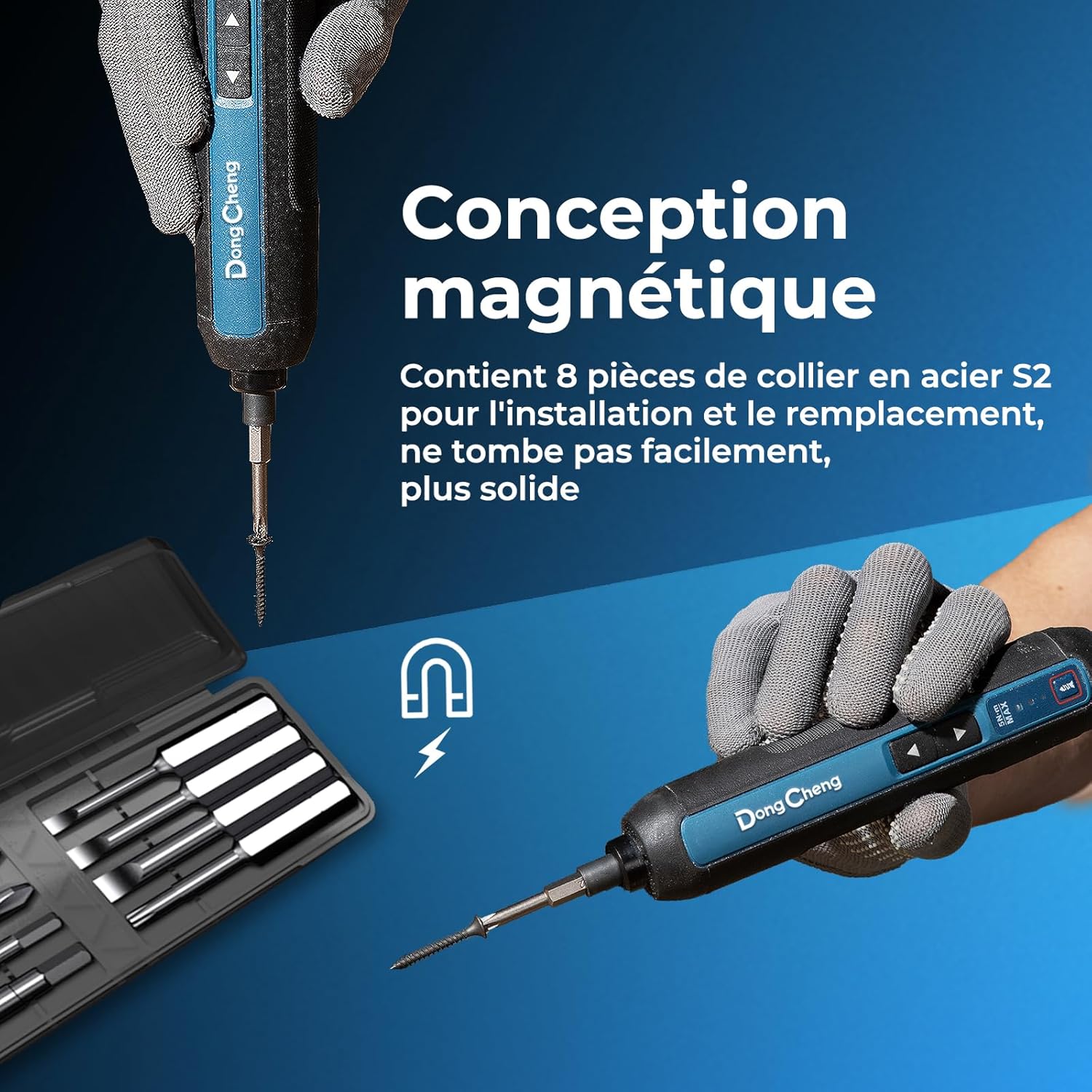 Thumbnail 4 de Dongcheng Mini visseuse sans fil 4V — compacte, légère et polyvalente