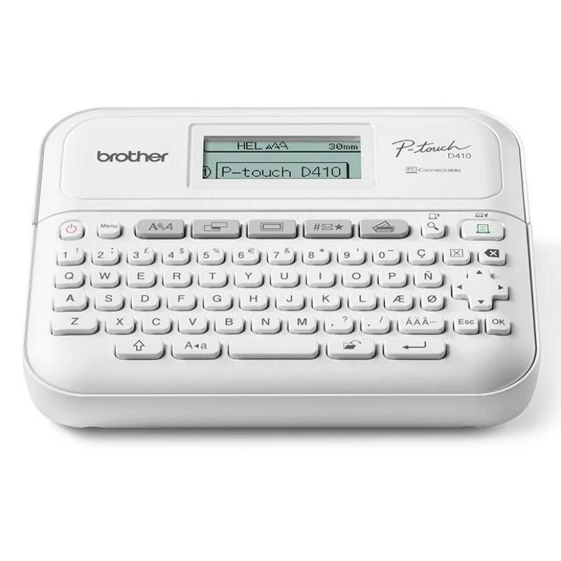 Detalle de Brother P-Touch D410 Rotuladora electrónica 🖨