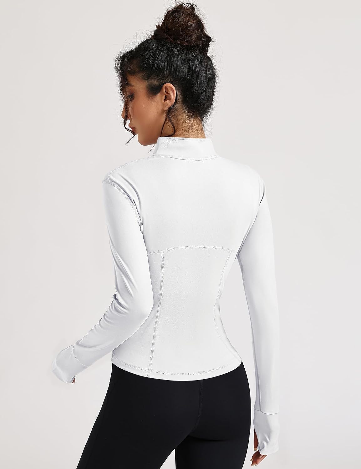 Detalle de Women's Workout Jacket in Polyester-Spandex
