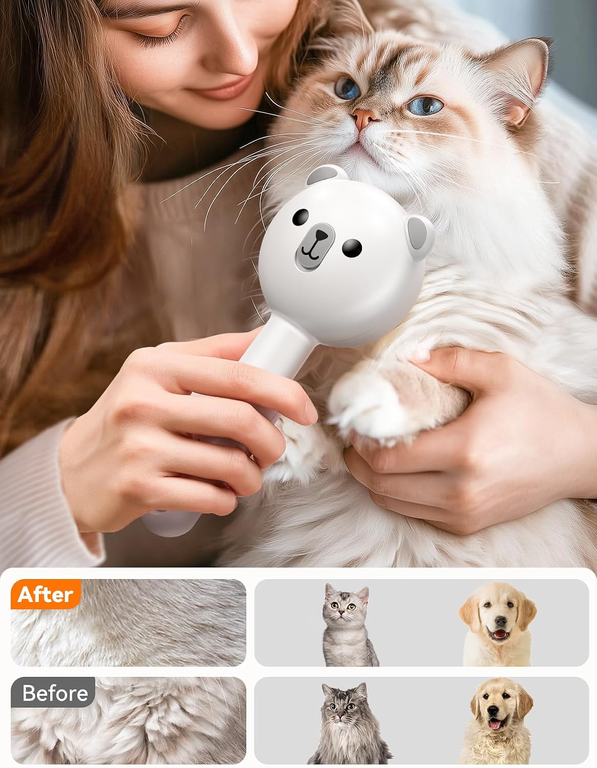 Thumbnail 5 de FEELNEEDY Cat Brush USB Rechargeable