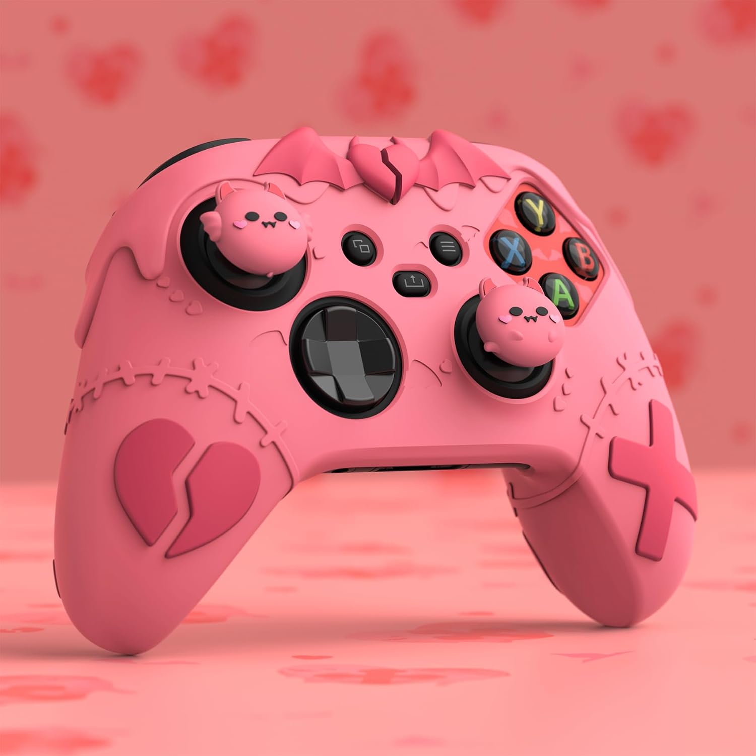 Thumbnail 6 de PlayVital Gothic Imp Silicone Skin for Xbox Series X & S Controller (Peach Pink)