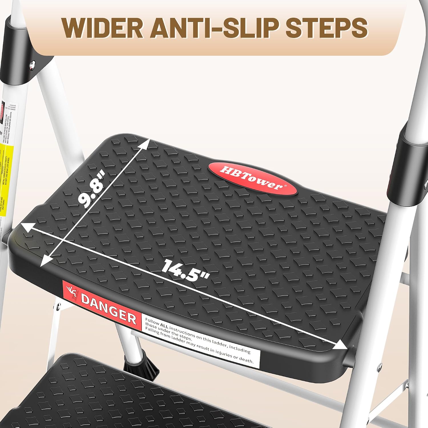 Detalle 1 de HBTower 2-Step Ladder, 330 lb Capacity