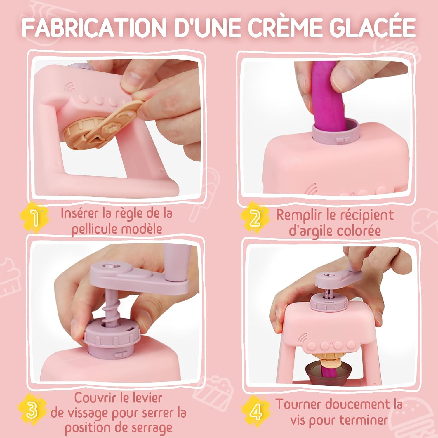 Thumbnail 5 de JONRRYIN Pâte à modeler 65 pièces