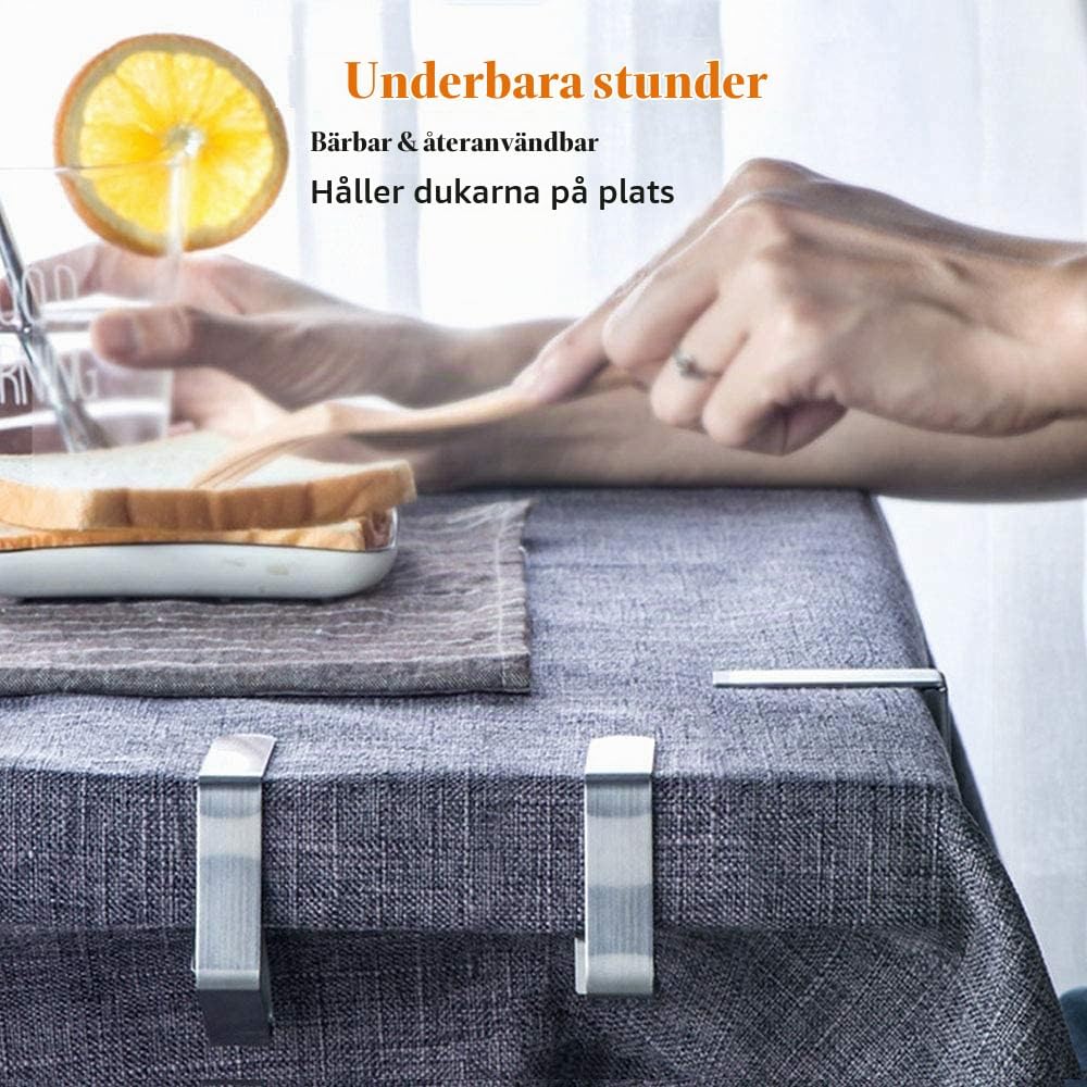 Thumbnail 6 de MEIRRAI bordsduksklämmor, 12-pack i rostfritt stål