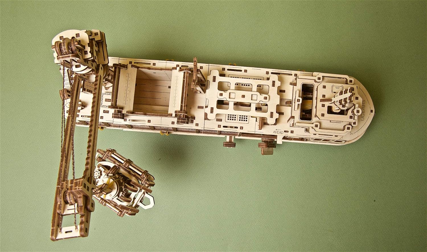 Thumbnail 3 de UGEARS Puzzle 3D Nave di ricerca in legno da costruire (modello meccanico)