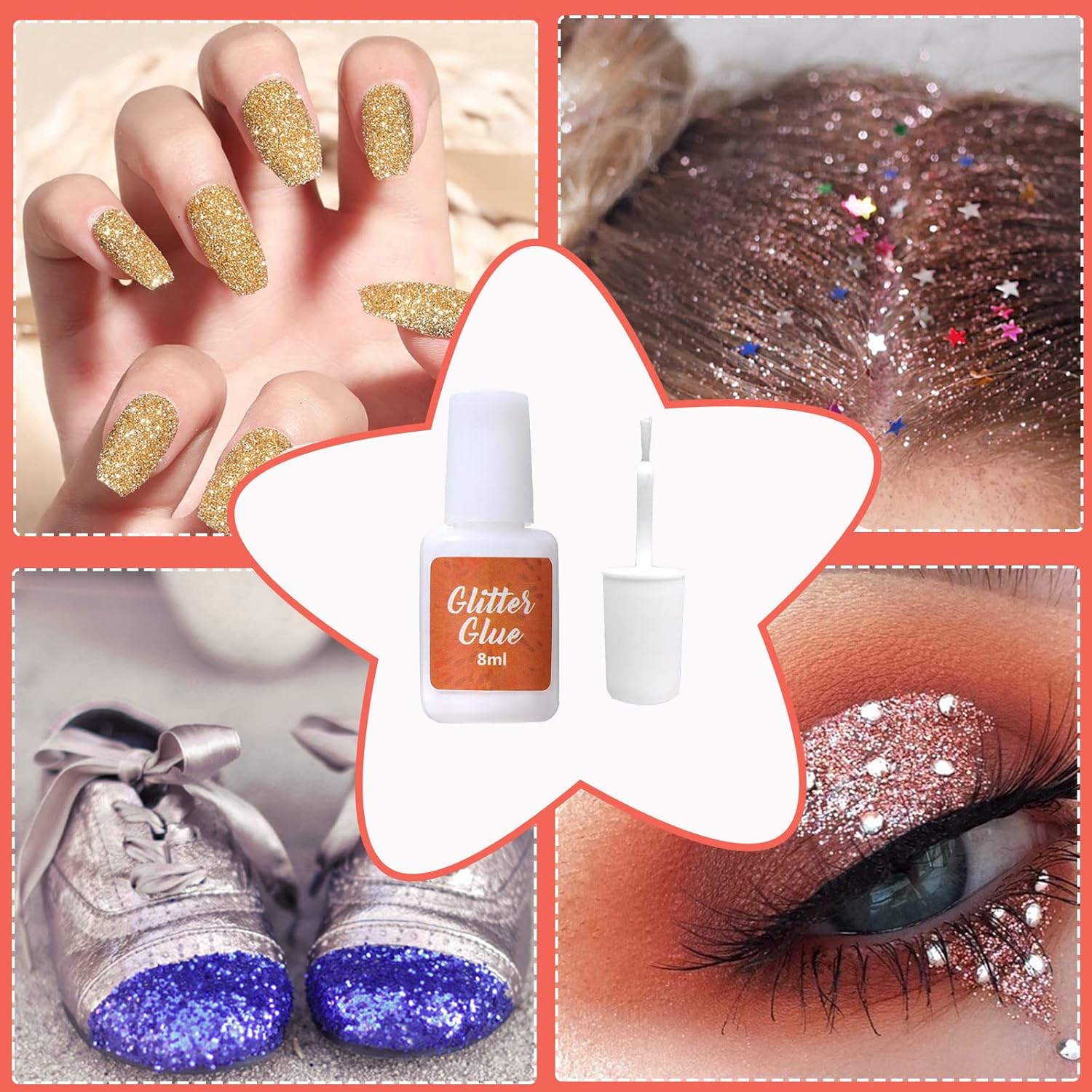 Thumbnail 3 de Bledras Glitzer Tattoo Kleber 2 Pcs 16 ml