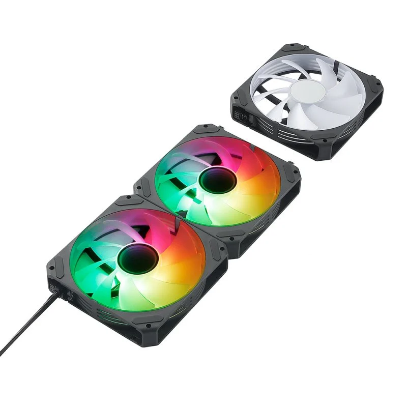 Detalle de Abysm Arclight 2.0 ARGB Ventiladores 120mm PWM (Pack 3)