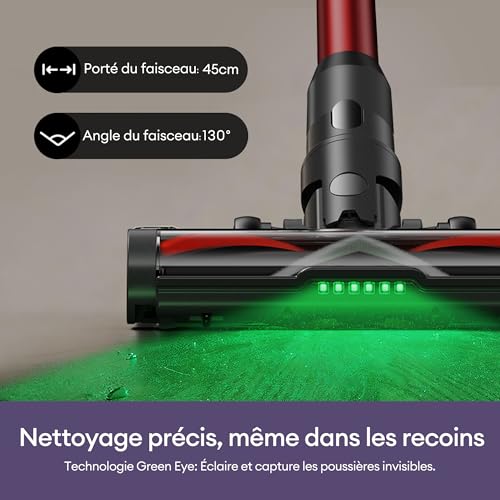 Thumbnail 3 de Ultenic U18 Pro – Aspirateur balai sans fil avec GreenEye, 80 min d’autonomie et HEPA H13