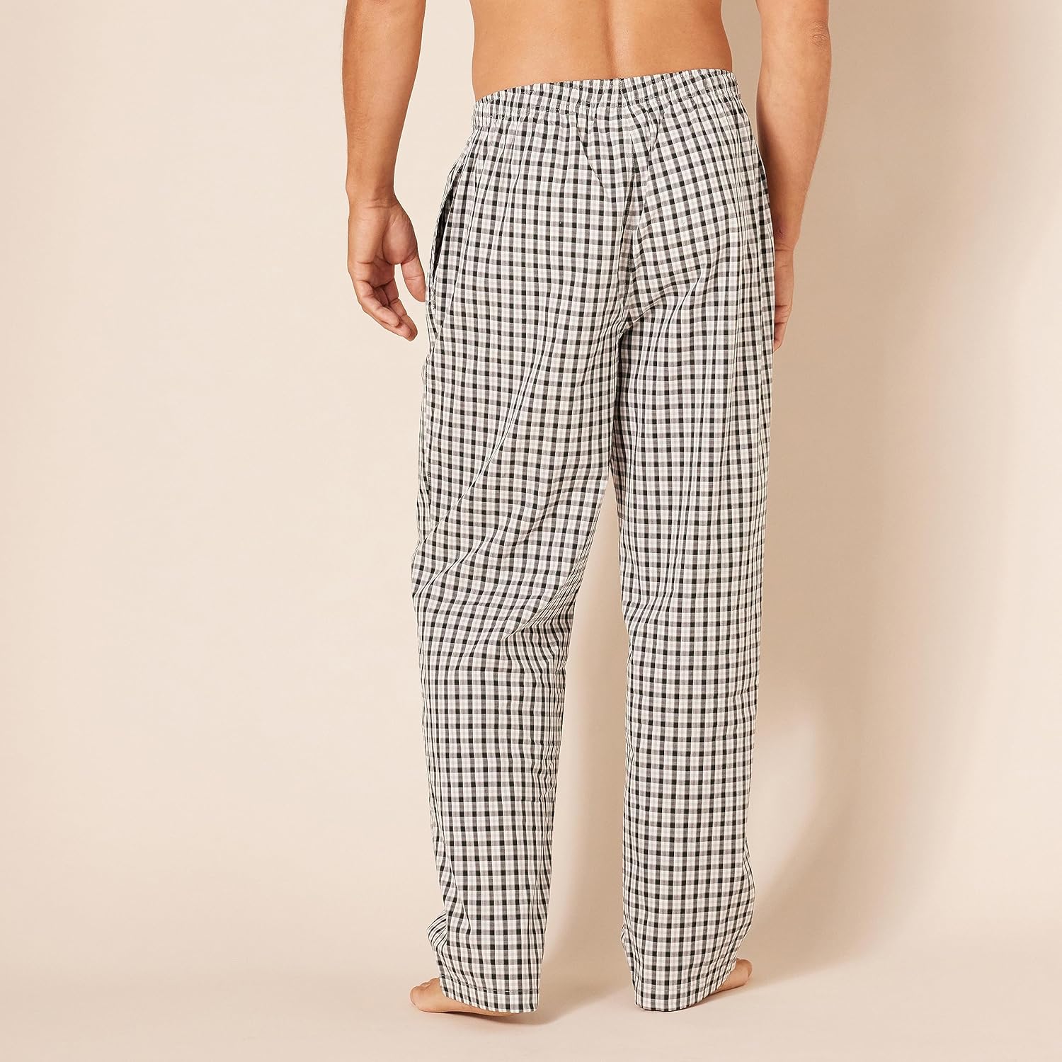 Thumbnail 1 de Amazon Essentials Herren gewebte Straight-Fit Pyjamahose mit Taschen aus Baumwoll-Popeline