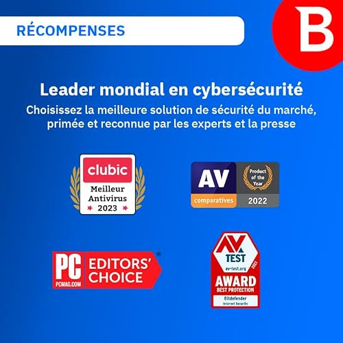 Detalle de Bitdefender Antivirus Plus – 3 Appareils, 2 Ans, PC (Activation par email)