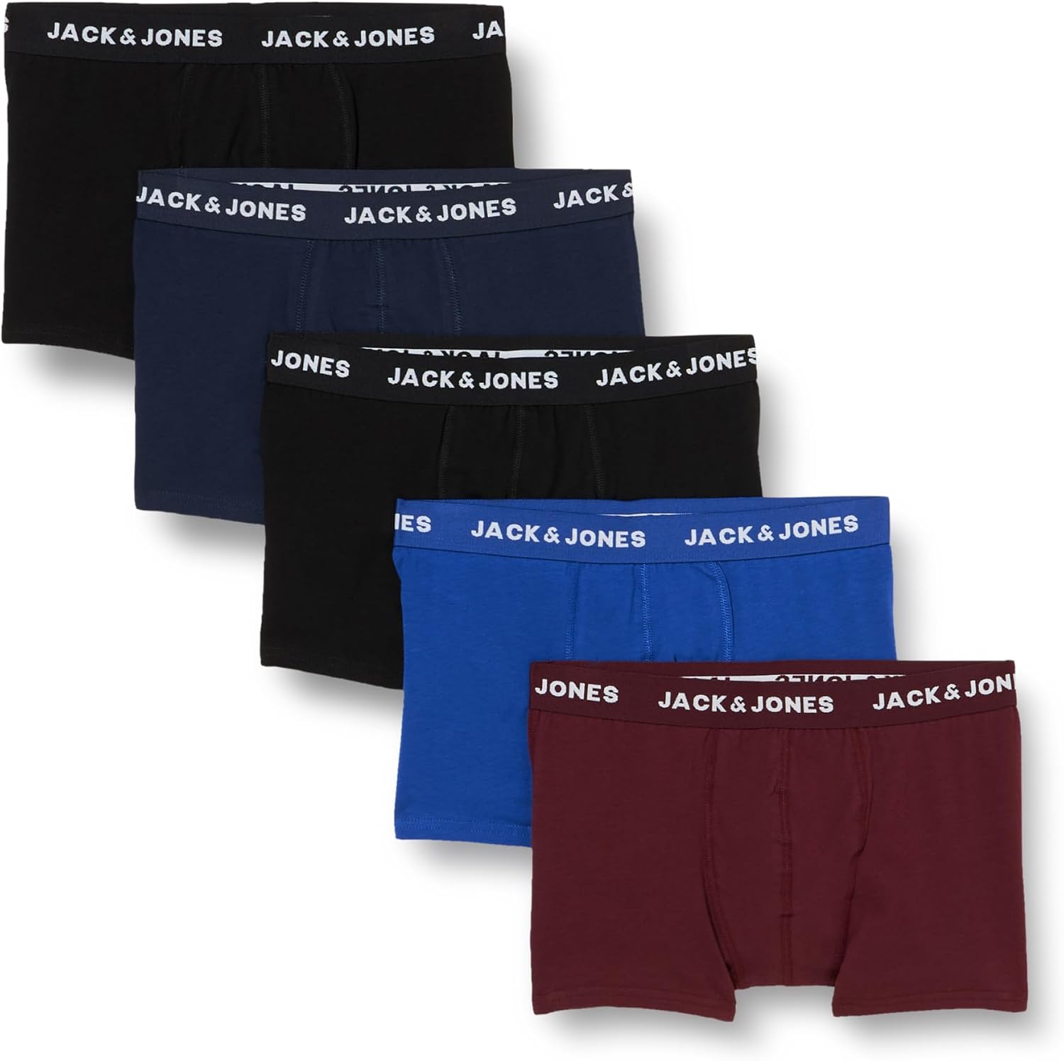 Thumbnail 6 de Jack & Jones Plus Jacoliver PlsCalzoncillos para baño (5 uds) – XXXLXXXL para hombre