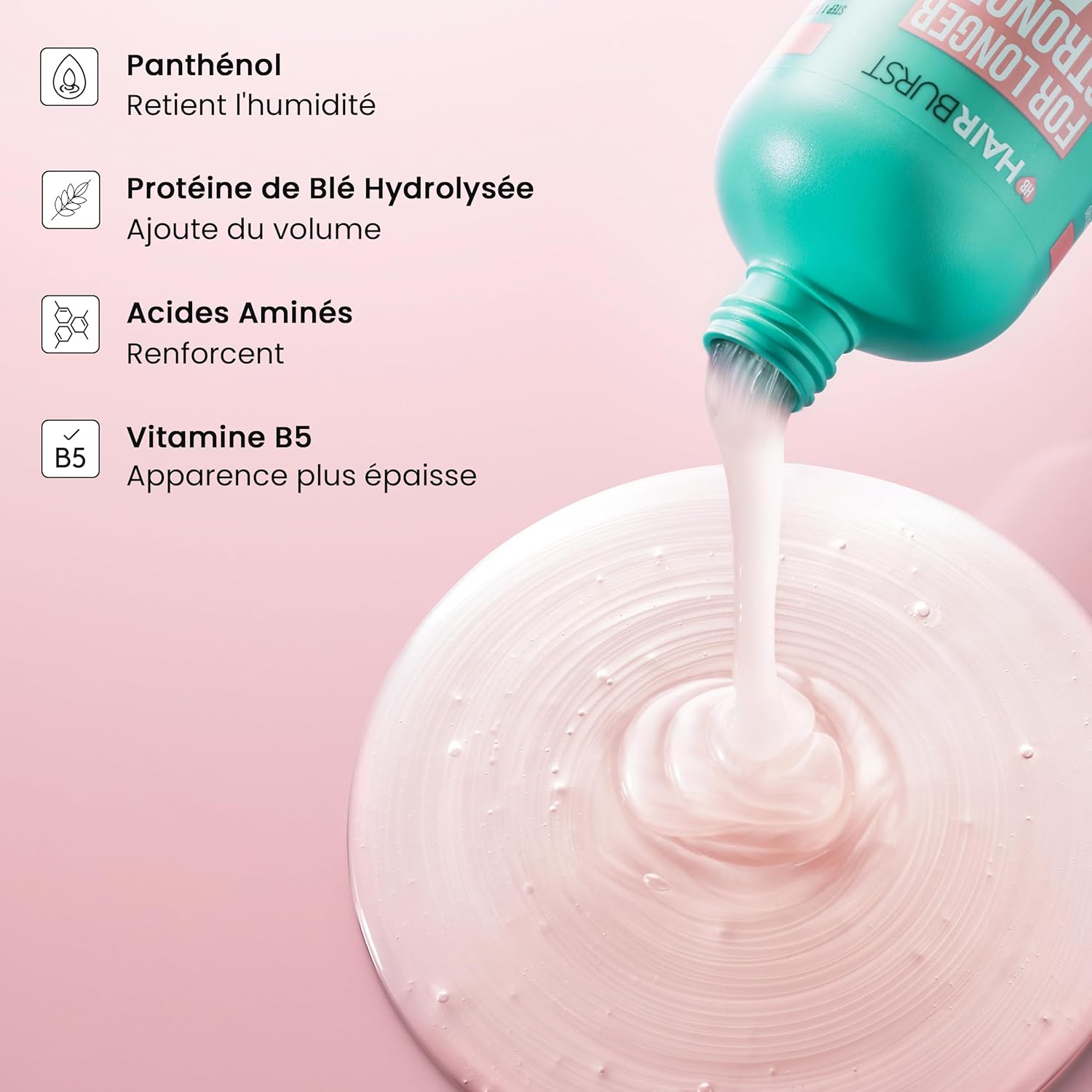 Thumbnail 2 de HAIR BURST Hair Burst : ensemble shampoing + après-shampoing femme anti-chute, formule sans SLS ni parabènes