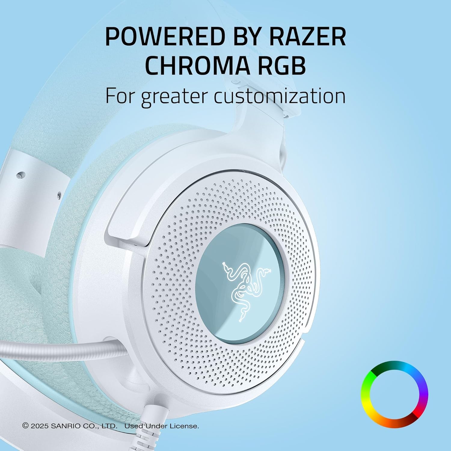 Thumbnail 6 de Razer Kraken V4 X Wired Gaming Headset (Cinnamoroll Edition) with 40 mm Drivers, Cardioid Mic, and RGB