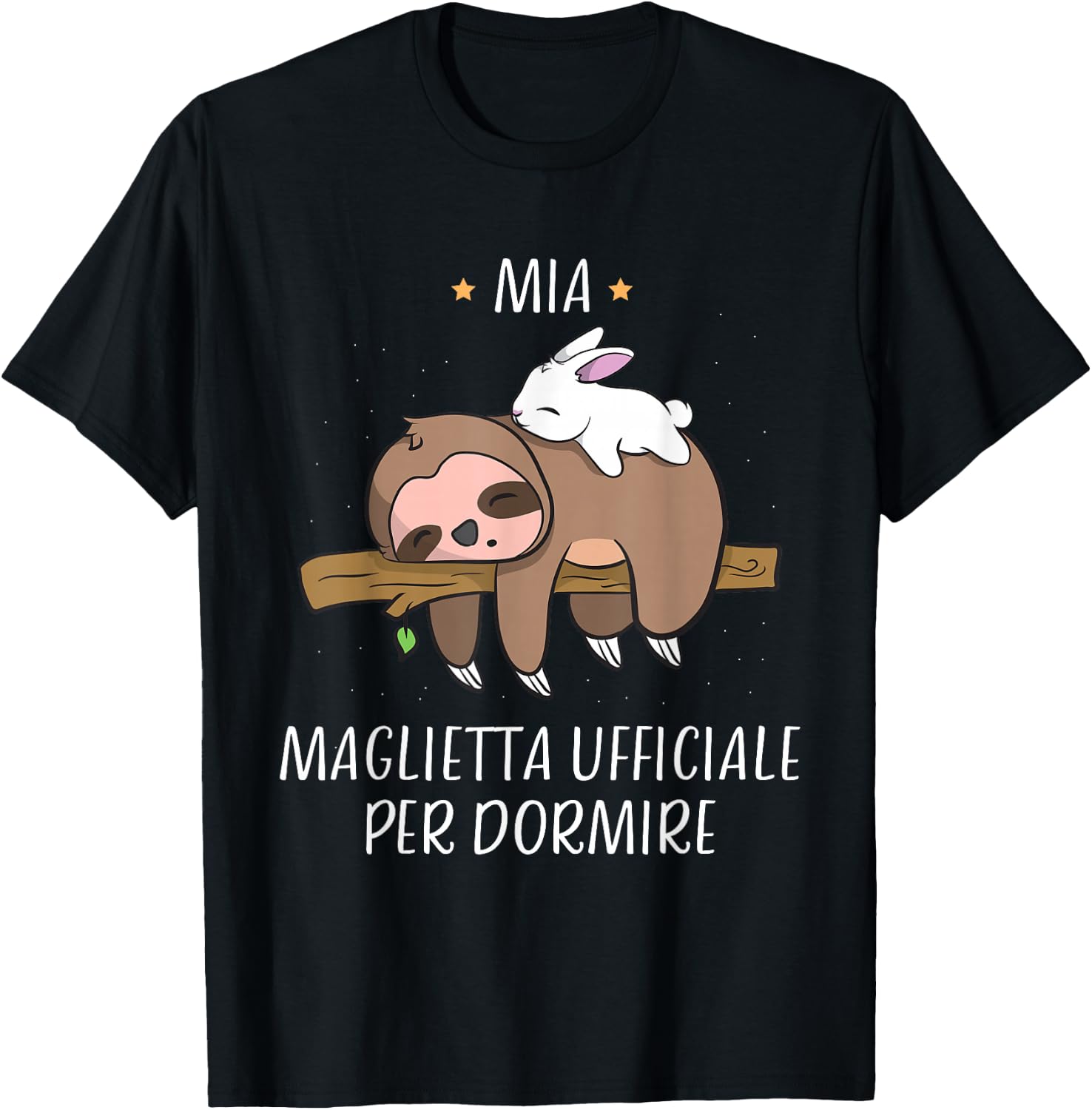 Detalle de Maglietta da notte con bradipo