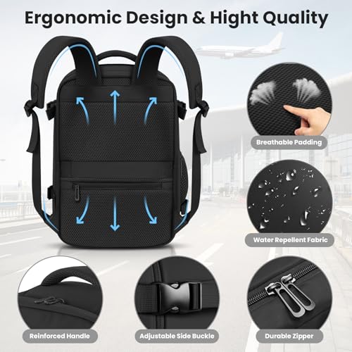 Detalle 2 de OTAHGK Mochila de Viaje Cabina ✈️ 40x20x25 Ryanair Hombre/Mujer