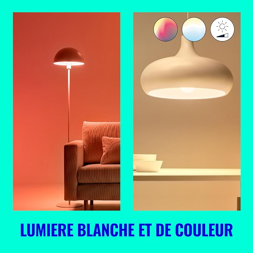 Thumbnail 6 de WiZ Pack 2 bombillas LED E27 con mando a distancia 🌈